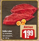 Aktuelle Fleisch Angebote bei REWE in Gelsenkirchen Aktuelles Kalbs-Leber Angebot bei REWE in Gelsenkirchen ab 1,99 €