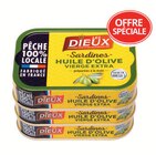 Sardines à l'huile d'olive - LE TRÉSOR DES DIEUX - Intermarché Super à La Rochelle Sardines à l'huile d'olive - LE TRÉSOR DES DIEUX en promo chez Intermarché Super La Rochelle à 5,85 €