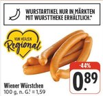Aktuelles Wiener Würstchen Angebot bei EDEKA in Dresden ab 0,89 €