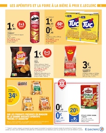 Offre Pringles dans le catalogue E.Leclerc du moment à la page 5