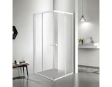 Accès d'angle droit "Garian" l.80 cm en verre transparent - Brico Dépôt à Rosny-sous-Bois Accès d'angle droit "Garian" l.80 cm en verre transparent en promo chez Brico Dépôt Rosny-sous-Bois à 119,00 €