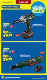 Promos Bricolage dans le catalogue "Ça vaut le coup." de Lidl Bricolage en promo dans le catalogue Lidl à la page 44