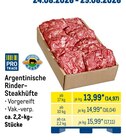 Argentinische Rinder-Steakhüfte von Pro Trace im aktuellen METRO Prospekt für 14,97 €