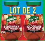 Sauce bolognaise 100% pur boeuf - PANZANI à 1,29 € dans le catalogue Intermarché Hyper