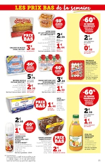 Promotion Moules dans le prospectus Super U, valable du 01/07/2025 au 13/07/2025 Promo Moules dans le catalogue Super U du moment à la page 21