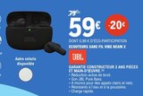 Ecouteurs sans fil vibe beam 2 - JBL en promo chez E.Leclerc Mont-de-Marsan à 59,00 €