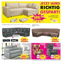 Couch im aktuellen SB Möbel Boss Prospekt (Bochum) Couch im SB Möbel Boss Prospekt "JETZT WIRD RICHTIG GESPART!" mit 16 Seiten (Bochum)