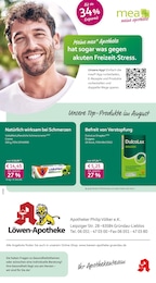 Apotheken Prospekt von mea - meine apotheke Büdingen mea - meine apotheke Prospekt: "Unsere August-Angebote", 4 Seiten, 01.08.2026 - 31.08.2026