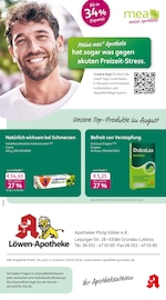 mea - meine apotheke Apotheken Prospekt der aktuellen Woche mit 4 Seiten, gültig von 01.08.2026 bis 31.08.2026, in Langenselbold und Umgebung Aktueller mea - meine apotheke Apotheken Prospekt in Langenselbold und Umgebung, "Unsere August-Angebote" mit 4 Seiten, 01.08.2026 - 31.08.2026