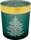 Kerzenglas, Baum, dunkelgrün mit goldenem Rand von Dekorieren & Einrichten für 3,75 € bei dm-drogerie markt im Angebot Kerzenglas, Baum, dunkelgrün mit goldenem Rand von Dekorieren & Einrichten im aktuellen dm-drogerie markt Prospekt