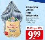 Dithmarscher Geflügel Junge Barbarieente bei famila Nordost im Mölln Prospekt für 9,99 €