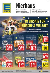 Aktueller EDEKA Supermarkt Prospekt in Oberhausen und Umgebung, "Aktuelle Angebote" mit 24 Seiten, 01.12.2025 - 06.12.2025