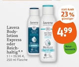 Bodylotion Express von lavera für 4,99 € bei tegut im Angebot Bodylotion Express von lavera im aktuellen tegut Prospekt