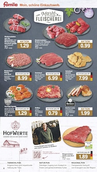 Fleisch im famila Nordwest Prospekt "Markt - Angebote" mit 41 Seiten (Osnabrück)