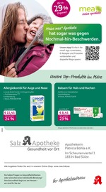 mea - meine apotheke Apotheken Prospekt der aktuellen Woche mit 4 Seiten, gültig von 01.03.2026 bis 31.03.2026, in Marlow und Umgebung Aktueller mea - meine apotheke Apotheken Prospekt in Marlow und Umgebung, "Unsere März-Angebote" mit 4 Seiten, 01.03.2026 - 31.03.2026