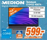 Aktuelles Notebook E15433 45674 Angebot bei expert in Siegen (Universitätsstadt) ab 599,00 €