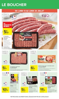 Promotion Chipolatas dans le prospectus Carrefour, valable du 13/07/2026 au 27/07/2026 Promo Chipolatas dans le catalogue Carrefour du moment à la page 25