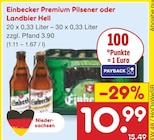 Premium Pilsener Angebote von Einbecker bei Netto Marken-Discount Bad Harzburg für 10,99 €