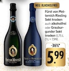 Riesling Sekt trocken im Angebot bei EDEKA in Bruchsal Riesling Sekt trocken Angebote von Fürst von Metternich bei EDEKA Bruchsal für 5,99 €