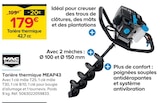 Tarière thermique MEAP43 - MAC ALLISTER en promo chez Castorama Reims à 179,00 €