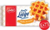 Gaufre de Liège l'originale aux perles de sucre - Lotus à 0,66 € dans le catalogue Intermarché