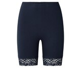 Radlershorts mit Spitzenborte, dunkelblau bei Tchibo im Supermarkt im Prospekt "" für 8,99 €