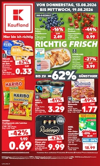 Bier im Kaufland Prospekt "Hier bin ich richtig" mit 63 Seiten (Fürth)