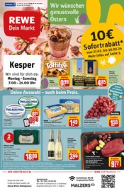Aktueller REWE Supermarkt Prospekt in Witten und Umgebung, "Dein Markt" mit 33 Seiten, 25.03.2024 - 30.03.2024