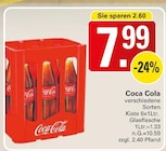 Aktuelle Coca Cola Angebote bei WEZ in Löhne Aktuelles Coca Cola Angebot bei WEZ in Löhne ab 7,99 €