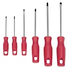 Lot de 6 tournevis différents formats en promo à 0,96 € chez Gifi Lot de 6 tournevis différents formats dans le catalogue Gifi