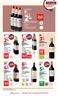Promotion Vin Bio dans le prospectus Auchan Hypermarché, valable du 25/09/2026 au 11/10/2026 Promo Vin Bio dans le catalogue Auchan Hypermarché du moment à la page 5