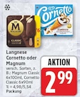 Cornetto Classic von Langnese für 2,99 € bei EDEKA im Angebot Cornetto Classic von Langnese im aktuellen EDEKA Prospekt