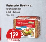 Eiweissbrot von Mestemacher für 1,29 € bei V-Markt im Angebot Eiweissbrot von Mestemacher im aktuellen V-Markt Prospekt