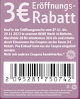 3 € Eröffnungs-Rabatt im aktuellen Prospekt bei REWE in Nieheim