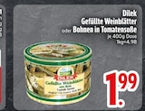 Aktuelles Gefüllte Weinblätter oder Bohnen in Tomatensoße Angebot bei EDEKA in München ab 1,99 €