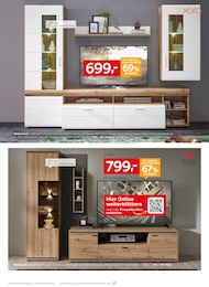 Wohnwand im XXXLutz Möbelhäuser Prospekt RED SHOPPING WEEK auf S. 20