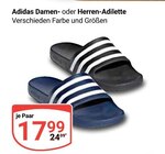Damen- oder Herren-Adilette im Angebot bei GLOBUS in Jena Damen- oder Herren-Adilette Angebote von Adidas bei GLOBUS Jena für 17,99 €