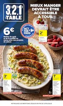 Promotion Saumon dans le prospectus Carrefour, valable du 01/09/2026 au 14/09/2026 Promo Saumon dans le catalogue Carrefour du moment à la page 21