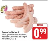 Aktuelle Bratwurst Angebote bei E center in Nürnberg Aktuelles Hausmacher Bratwurst grob Angebot bei E center in Nürnberg ab 0,99 €
