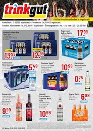 Trinkgut Prospekt für Reichertshofen mit 4 Seiten Trinkgut Prospekt für Reichertshofen: "Größter Getränkehändler in Ingolstadt", 4 Seiten, 25.08.2025 - 30.08.2025