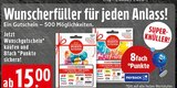 Wunschgutschein Angebote bei EDEKA Osnabrück für 15,00 €