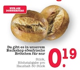 Aktuelles Ofenfrische Brötchen Angebot bei E center in Frankfurt (Main) ab 0,19 €