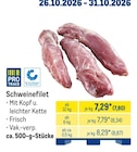 Schweinefilet im Angebot bei METRO in Ratingen Schweinefilet Angebote bei METRO Ratingen für 7,80 €