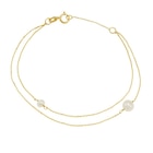 Bracelet en or jaune perles de culture dans le catalogue Le Manège à Bijoux