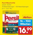 Waschmittel im Angebot bei Netto Marken-Discount in Herford Waschmittel Angebote von Persil bei Netto Marken-Discount Herford für 16,99 €