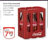 Aktuelles Coca-Cola Limonade Angebot bei GLOBUS in Viersen ab 7,99 €