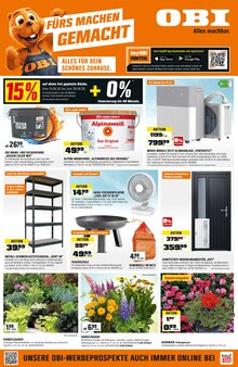 OBI Prospekt FÜRS MACHEN GEMACHT mit  Seiten in Barchfeld-Immelborn und Umgebung