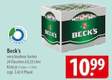 famila Nordost Barnitz - Beck's Angebot im Prospekt Beck's bei famila Nordost im Barnitz Prospekt für 10,99 €