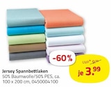 Jersey Spannbettlaken im Angebot bei ROLLER in Bergheim Jersey Spannbettlaken Angebote bei ROLLER Bergheim für 3,99 €