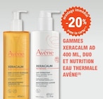 -20% avantage immédita avec la carte sur le Gamme XeraCalm AD,400 mL, Duo et Nutrition  Eau Thermale Avène - AVÈNE dans le catalogue E.Leclerc